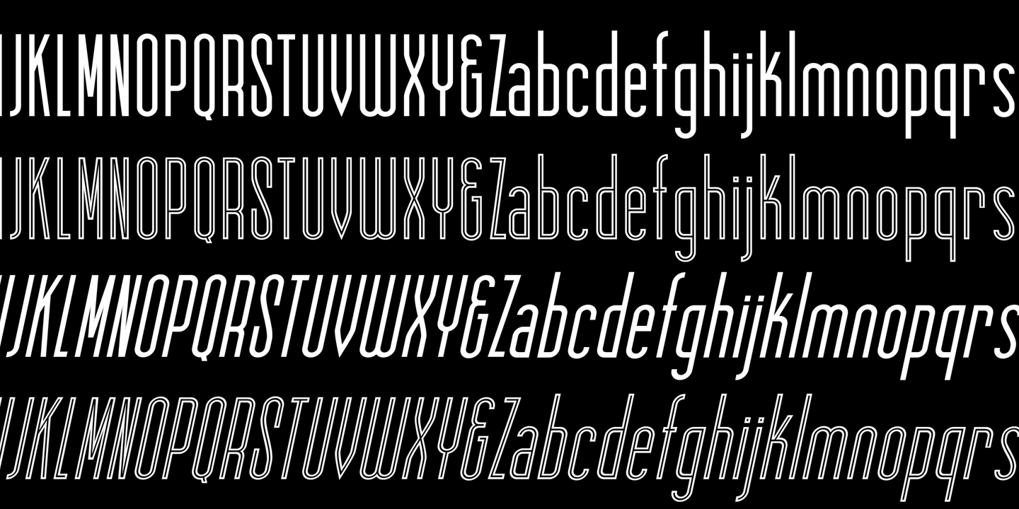 Skyward Serif Inline Font preview